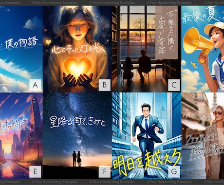 オリジナルの手書き文字を作成します 必ず2パターンご提案！柔らかい印象の手書き文字 イメージ2