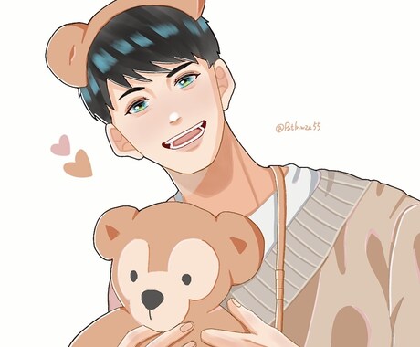 男性/男の子 SNS用アイコン描きます かっこかわいい男の子のアイコンが欲しい方に！ イメージ2