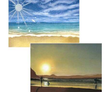 風景画のリアルな描き方を36動画＋特典で納品します パステルで木、海、波、夕暮などを描く方法を講師が徹底解説！！ イメージ2