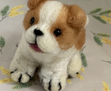 わんちゃん好きさんに喜ばれます オリジナルわんちゃんを羊毛フェルトで制作します イメージ1