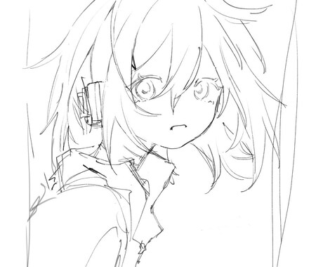 手癖でイラストを描きます 色塗りは致しません。完全手癖です。 イメージ2