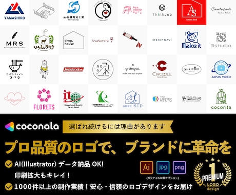 プロデザイナーがシンプルで長く使えるロゴ作成します 起業を検討しているけれど...おまかせください!! イメージ1