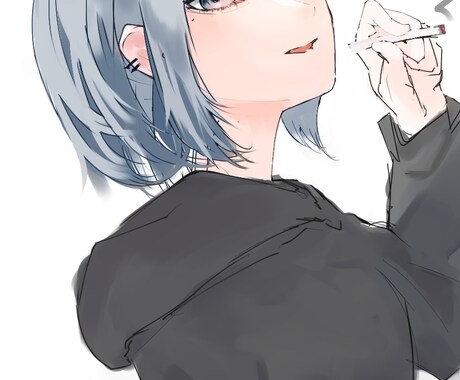 一枚2000円　７日で納品　立ち絵イラスト描きます 厚塗り風、アニメ風人物イラスト、立ち絵を描きます イメージ1