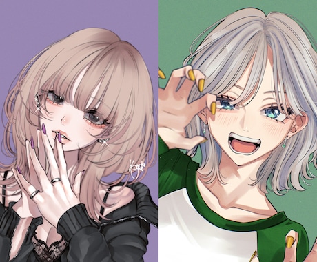 商用OK 配信・SNS・活動用イラストを制作します 商用OK　様々なタッチで理想通りのアイコンお描きいたします。 イメージ2