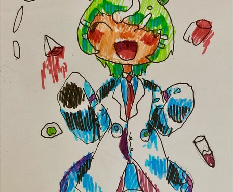 イラスト作成アナログやります アナログで描きます。画材選択はおねがいします イメージ1