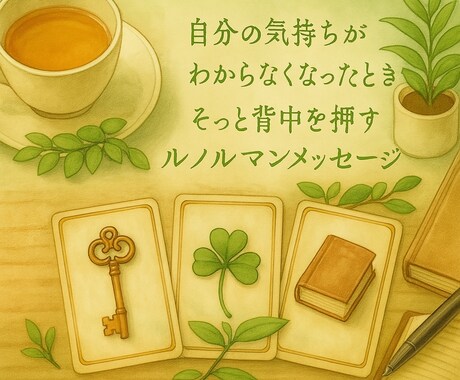 今のあなたへのメッセージを1テーマでお届けします 「自分の気持ちがわからない」あなたへ イメージ1