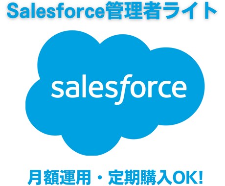 Salesforceの小修正を月額で支援します 社内に“ちょい足し”できる管理者を追加します イメージ1
