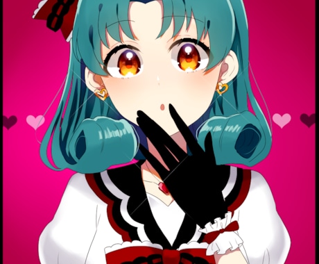 アニメ風、鮮やかなイラストお描きします イメージ1