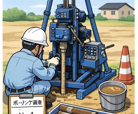 その土地大丈夫？地盤調査からリスク整理します 難しい地盤を『説明できる資料』に変えます イメージ2