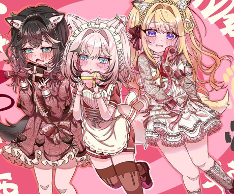 女性キャラクター限定で一枚イラストをお描きします 依頼された子への愛を感じられる一枚をお届けします。 イメージ2