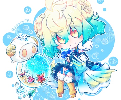 最短３日！デフォルメでアイコン・ヘッダー描きます ポップなデフォルメイラストが得意です！ イメージ2