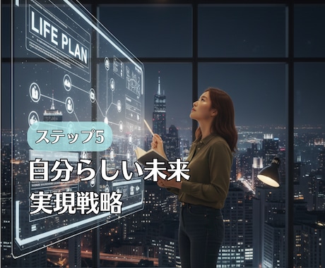 5stepで未来の道筋をあなたと共に整えます 【Step⑤】未来へ動き出す、小さな一歩の戦略作り イメージ1