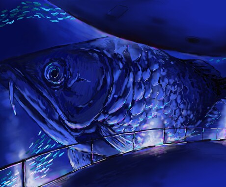 生き物を中心にデザインを描き納品します 背景や、飾って頂く用の絵を描きます。 イメージ2
