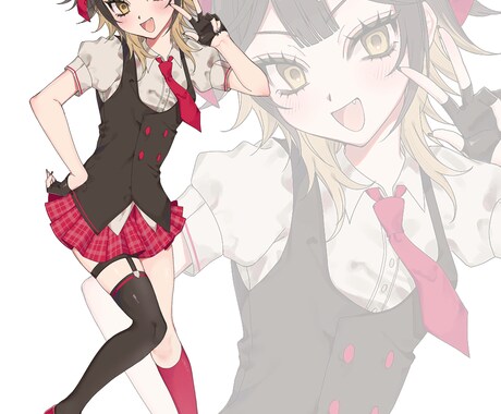 イラスト作成します 可愛い女の子お描きします！透明感のある塗りが得意です！ イメージ2
