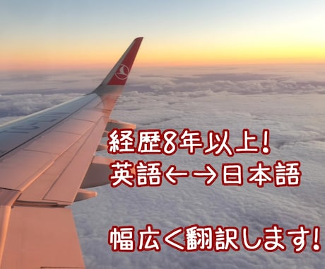 経歴8年以上！英⇔和の翻訳を幅広く対応します 言葉一つ一つの細かい意味合いを活かし、丁寧な翻訳に拘ります。 イメージ1