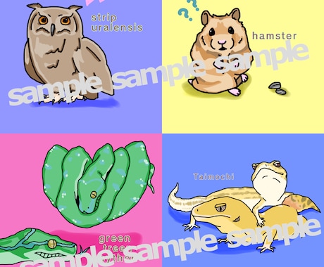 様々なペットのアイコンお描きします イメージ1