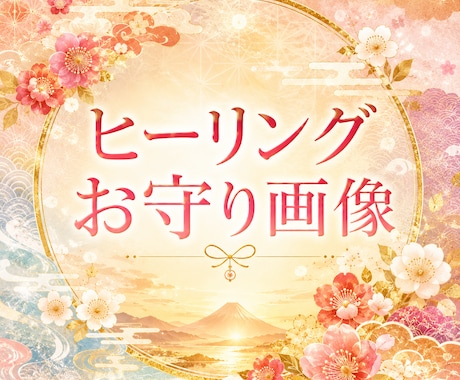 あなただけのヒーリングお守り画像作ります 恋愛・仕事・人間関係・生きづらさ・豊かさなど イメージ1