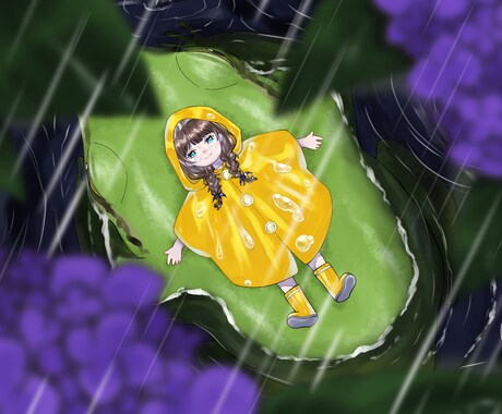 動画や挿絵に使える一枚絵描きます 一枚絵もアイコンもお好きなイラストを制作いたします！！ イメージ2