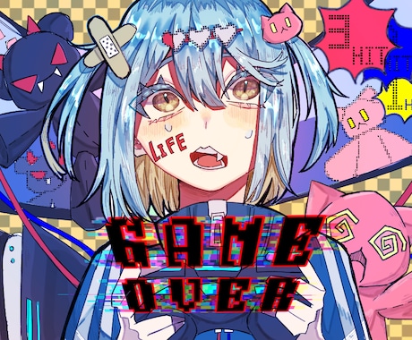 ご希望に沿った雰囲気のイラストを制作します キャラデザ、記念イラスト、ミニキャラなど商用利用◎です！ イメージ1