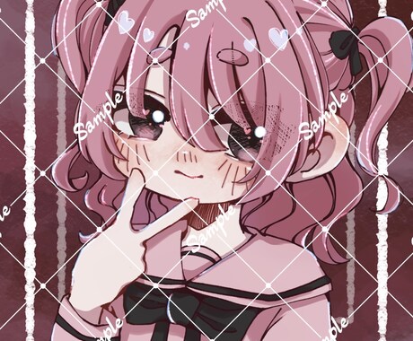 SNSのアイコン等で使用できるイラストを制作します あなた専用の可愛いSDイラストを！ イメージ2