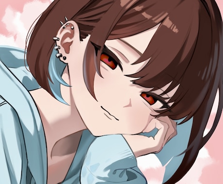 20%OFF実施中｜商用無料で配信イラスト描きます かわいい・かっこいい・病み系・ヤンデレ・メンヘラなど イメージ1