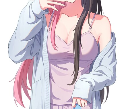 動画サムネイルや表紙、一枚絵など幅広くかきます 『可愛い』イラストをお描きします イメージ2