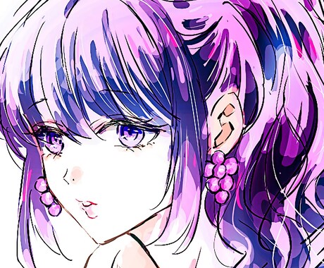 少女漫画風に似顔絵を描きます ご自身のアイコンやヘッダーに＊ イメージ2