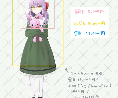 TRPG立ち絵かきます 自分のキャラクターに立ち絵を付けてみませんか？ イメージ2