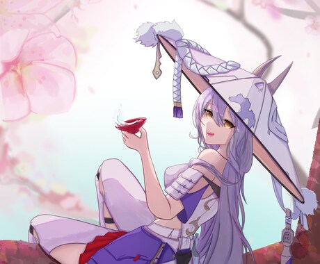 １枚絵描きます 立ち絵や１枚絵。VTuberのデザイン作成します！ イメージ1
