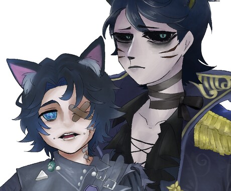 イラスト制作承ります 短期間で柔らかい色合いからパキリとした塗りまで イメージ2