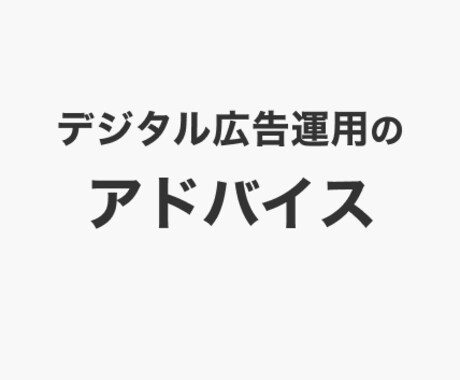 広告運用のアドバイスをします 広告の改善提案・設定の確認・計測・運用研修が必要な方必見 イメージ1
