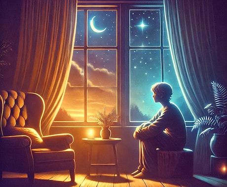 眠れぬ夜孤独を感じる寂しい時間の話し相手になります ひとりぼっちの夜☪誰かと話したくなる時☀︎そっと寄り添います イメージ1