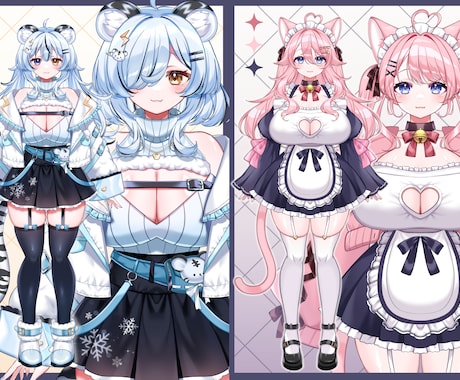 イラスト全般制作します SNS用アイコン、Vtuber立ち絵など何でも描きます！ イメージ2