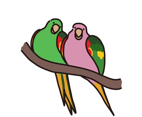 アイコン風　鳥イラスト　描きます ワンポイント凝ったユニークさ。鳥が得意。動物もOK♪ イメージ2
