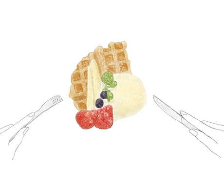 商用利用OK！食べ物、雑貨イラストを制作します 目を惹く飲食イラスト！飲食店のメニュー表や雑誌・広告の顔に！ イメージ2