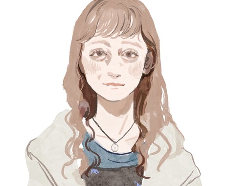 SNS等用の似顔絵制作します ご自身、またはパートナー、ペットとの絵が欲しい方へ イメージ2