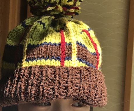 編み物代行承ります 帽子やマフラー可愛い、カッコいいデザイン編ませていただきます イメージ2
