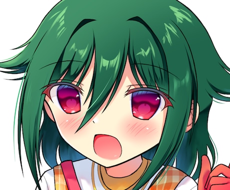 萌え風な美少女アイコン描きます SNS・ブログ・プレゼントなどに！ミニキャラでもOK！ イメージ1