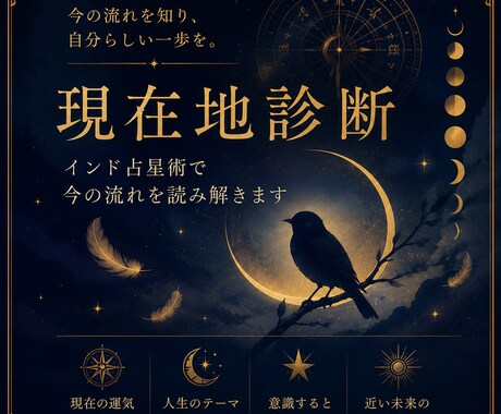 インド占星術で現在の流れを読み解きます 今の運気とテーマを知りたい方へ イメージ1