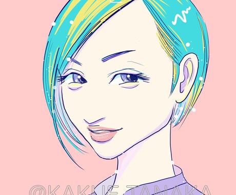 似てる！で盛り上がる！デジタル似顔絵お絵描きします おしゃれカラーでアイコンもセンスアップ！ イメージ2