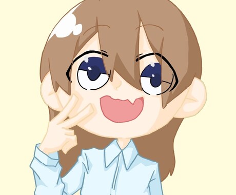 デフォルメのアイコンお描きします Twitter、LINE等のＳＮＳアイコンに！ イメージ2