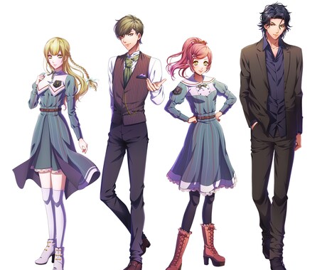 キャラクター全身イラスト承ります 商業、個人利用可。ゲーム、SNS、動画など！ イメージ2