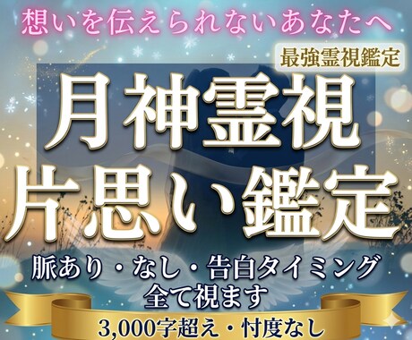 片思い霊視｜想い人の本音と成就の障害を視て導きます 恋が進まない原因がわからないあなたへ。絶対に叶えたい方だけ イメージ1