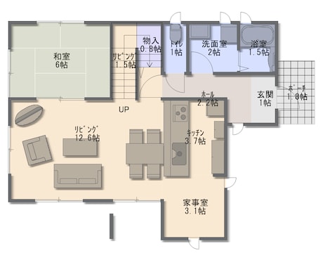 間取り図や3D俯瞰図を作成します マイホーム建築やリノベ用に、理想の間取り作成を手伝います イメージ2