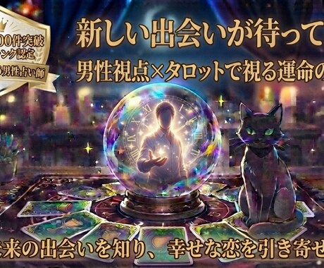 恋の不安に優しく寄り添う！これからの出会いを視ます 「いつ出会える？」の焦りを安心に変える。占い師が本音で応援！ イメージ1