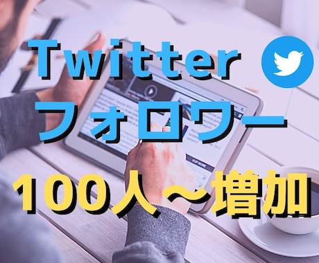 Twitterフォロワー100人～増やします あなたのTwitterフォロワーを100人～増やします！ イメージ1