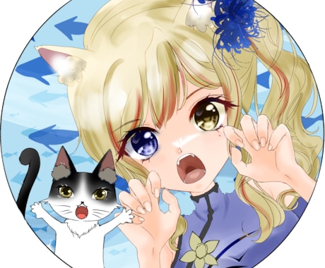 SNS用【アイコンイラスト】を制作します イラスト制作歴35年のプロが丁寧に制作します。 イメージ2
