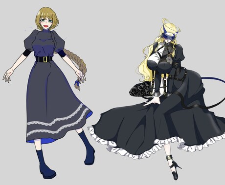 TRPG立ち絵イラスト制作します キャラクターの個性が伝わるTRPG立ち絵を低価格で制作 イメージ2