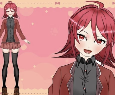 モデリングのみ⭐︎Vtuber用モデリングをします ！イラストは描いたけど動かしたい、そんなあなたのために！ イメージ1