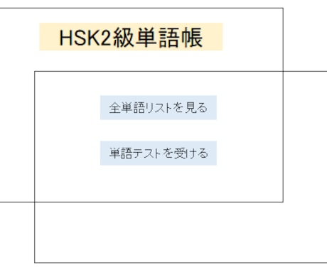 HSK2級のPC版単語帳アプリを販売します HSKの単語は書くんじゃない。テストでアウトプットして覚える イメージ1